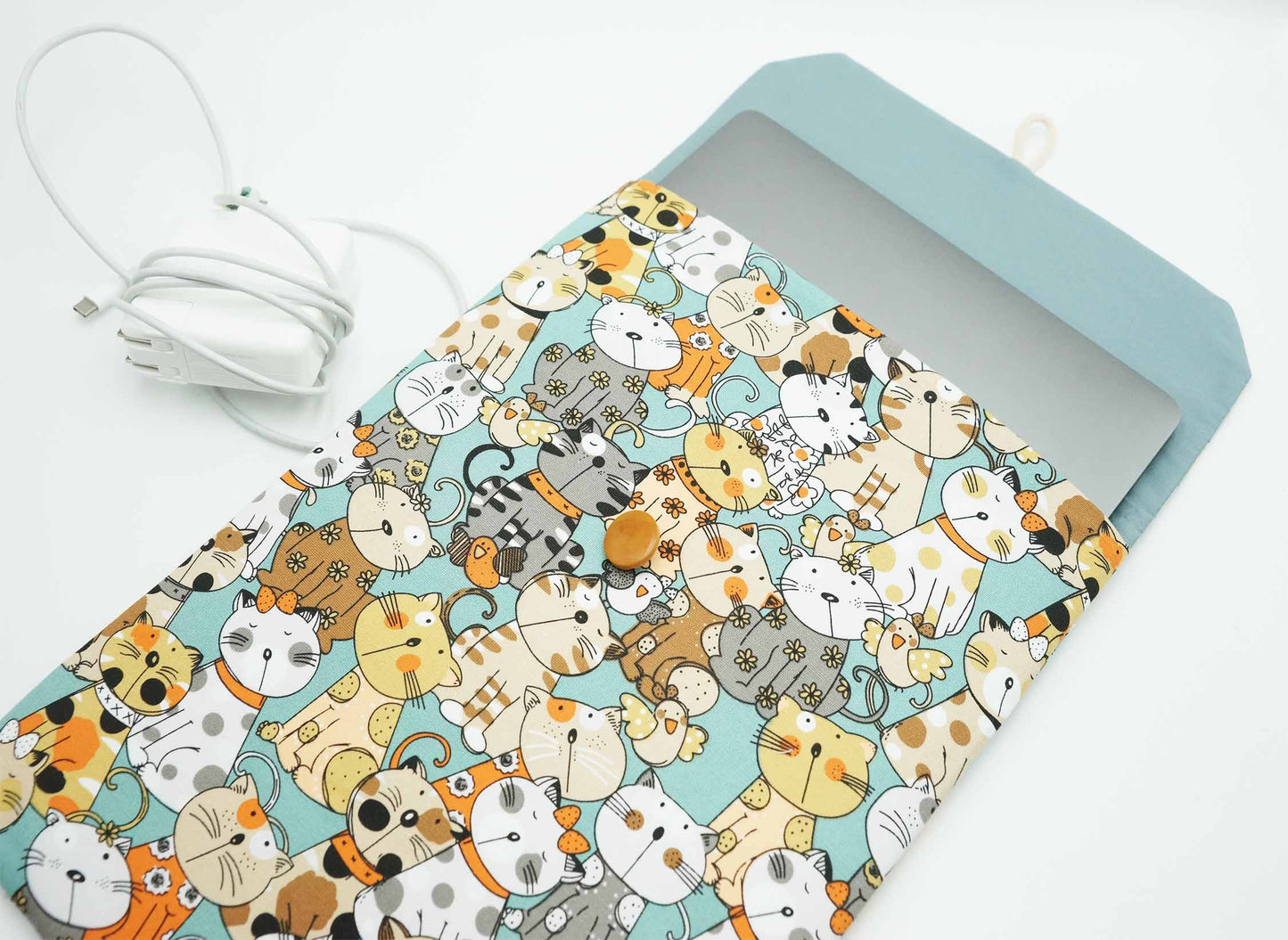 Cartoon Cats Laptop MacBook Sleeve (4 sizes)