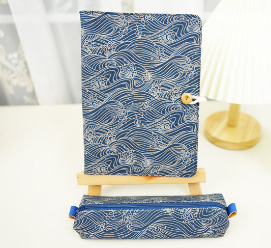 Ukiyo-e Seawave Notebook, Bullet Journal