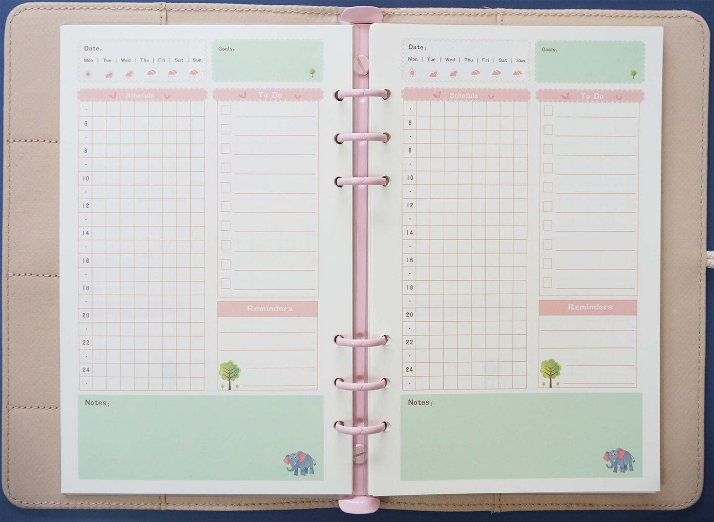 A5 Planner Insert