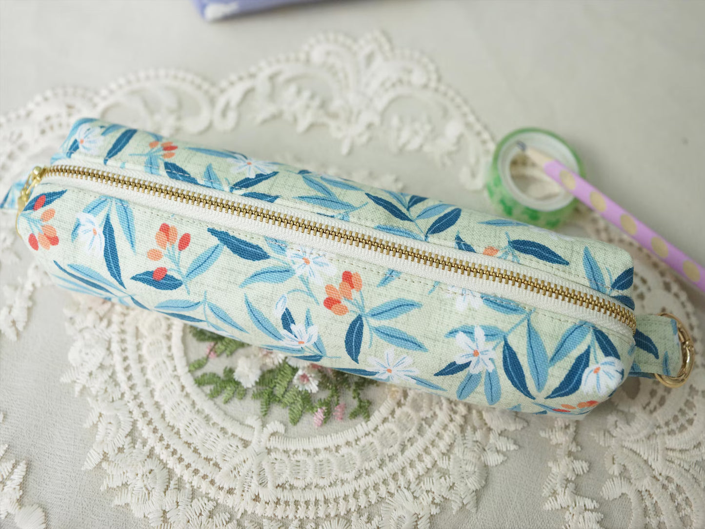 Purity Floral Pencil Case