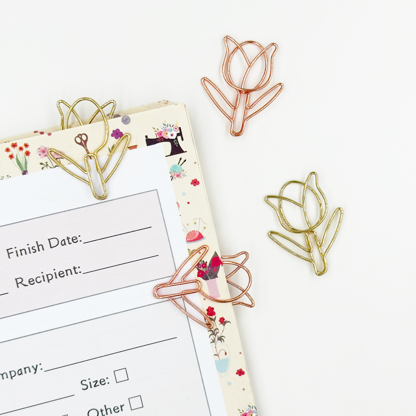 Tulip Paper Clips 5 Pieces