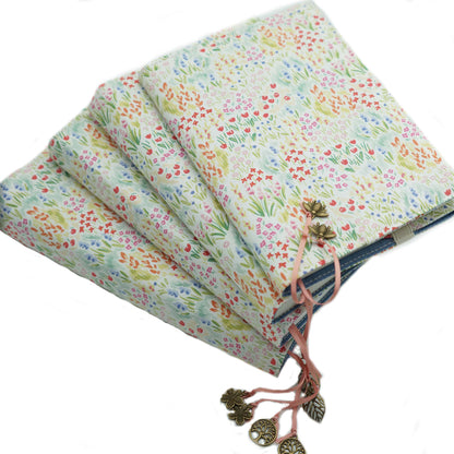 Blurry Garden Fabric Book Cover