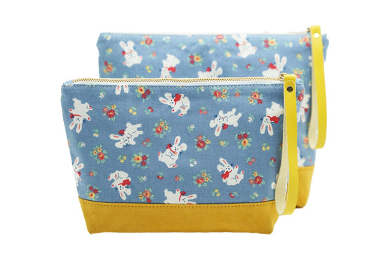 Happy Rabbit Zipper Bag, Make-Up Bag