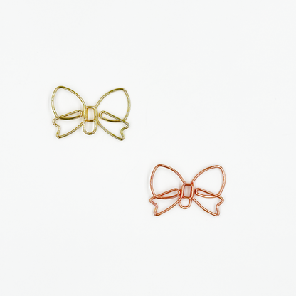 Cute Bow Paper Clips 5 Pieces