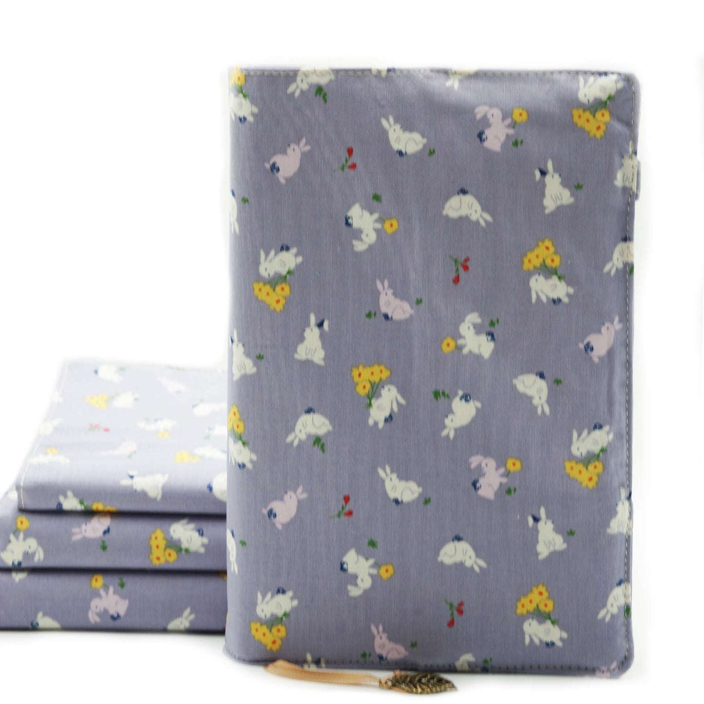 Enjoy Rabbit Fabric Book Cover