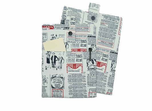 Japanese Newspaper Book Sleeve