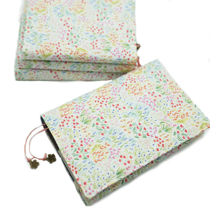 Blurry Garden Fabric Book Cover