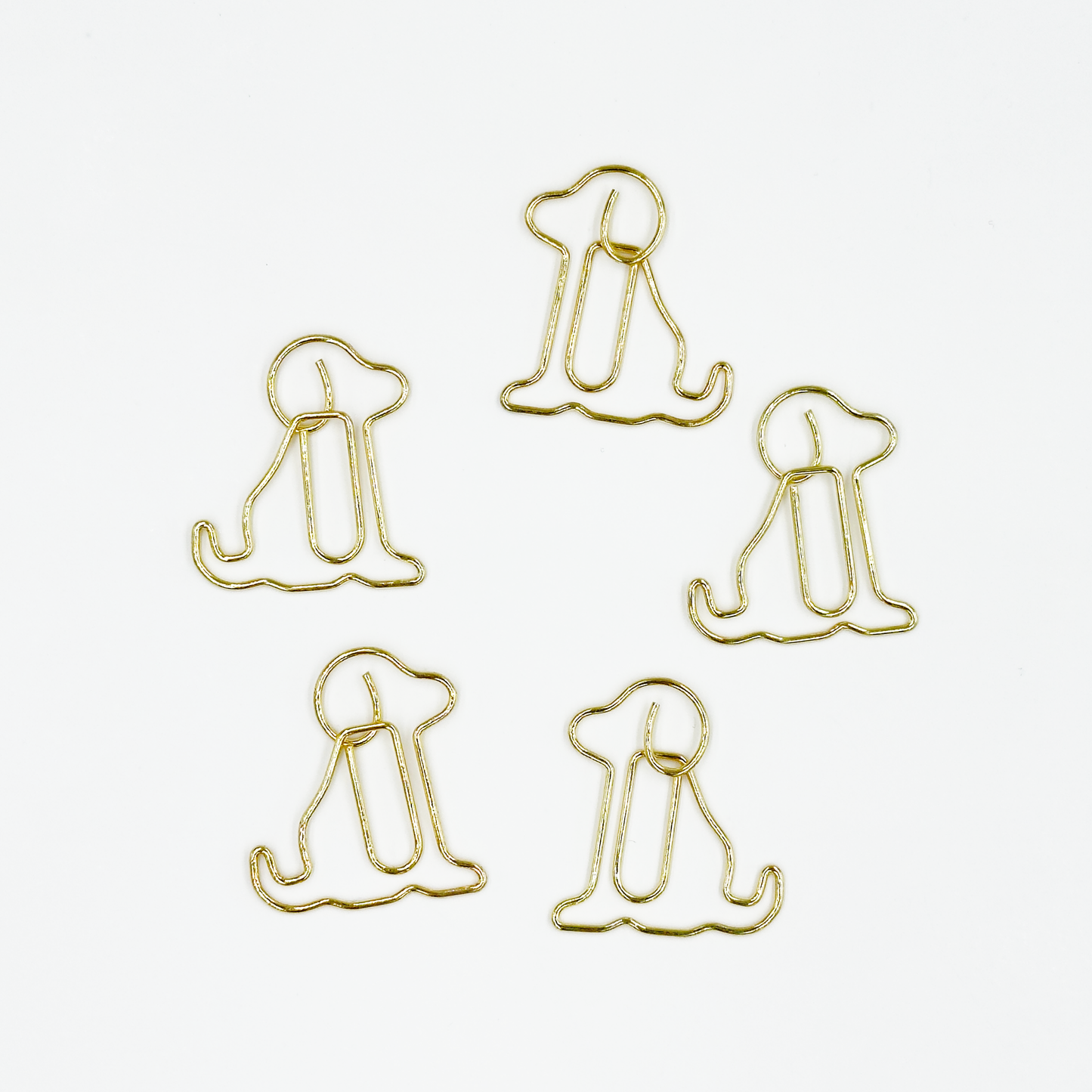 Puppy Paper Clips 5 Pieces