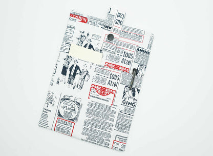 Japanese Newspaper Book Sleeve