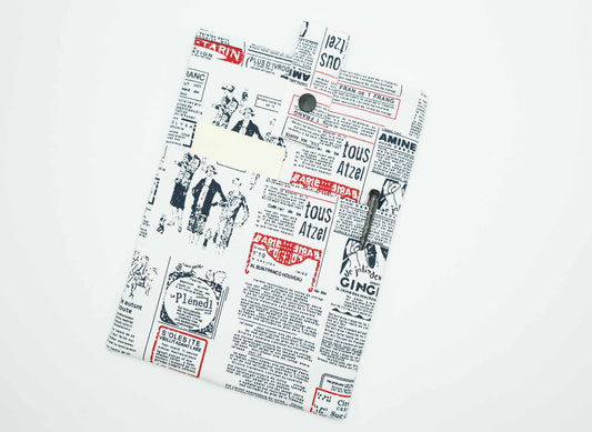 Japanese Newspaper Book Sleeve