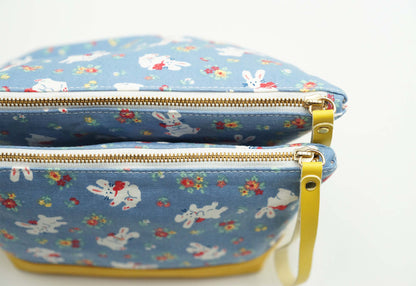 Happy Rabbit Zipper Bag, Make-Up Bag
