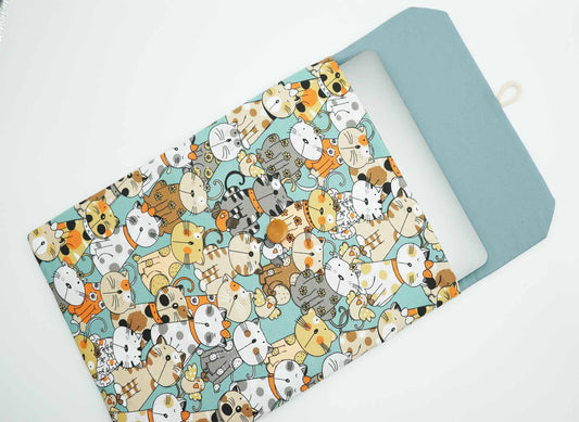 Cartoon Cats Laptop MacBook Sleeve (4 sizes)