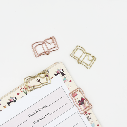 Book Paper Clips 5 Pieces