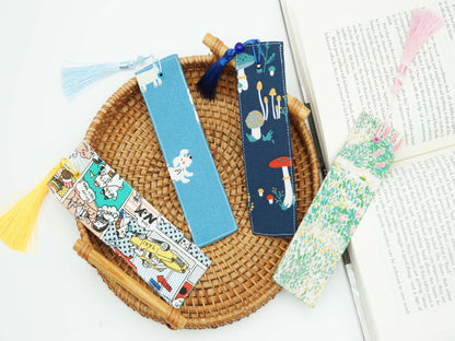 Happy Dog Fabric Bookmark
