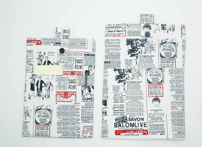 Japanese Newspaper Book Sleeve