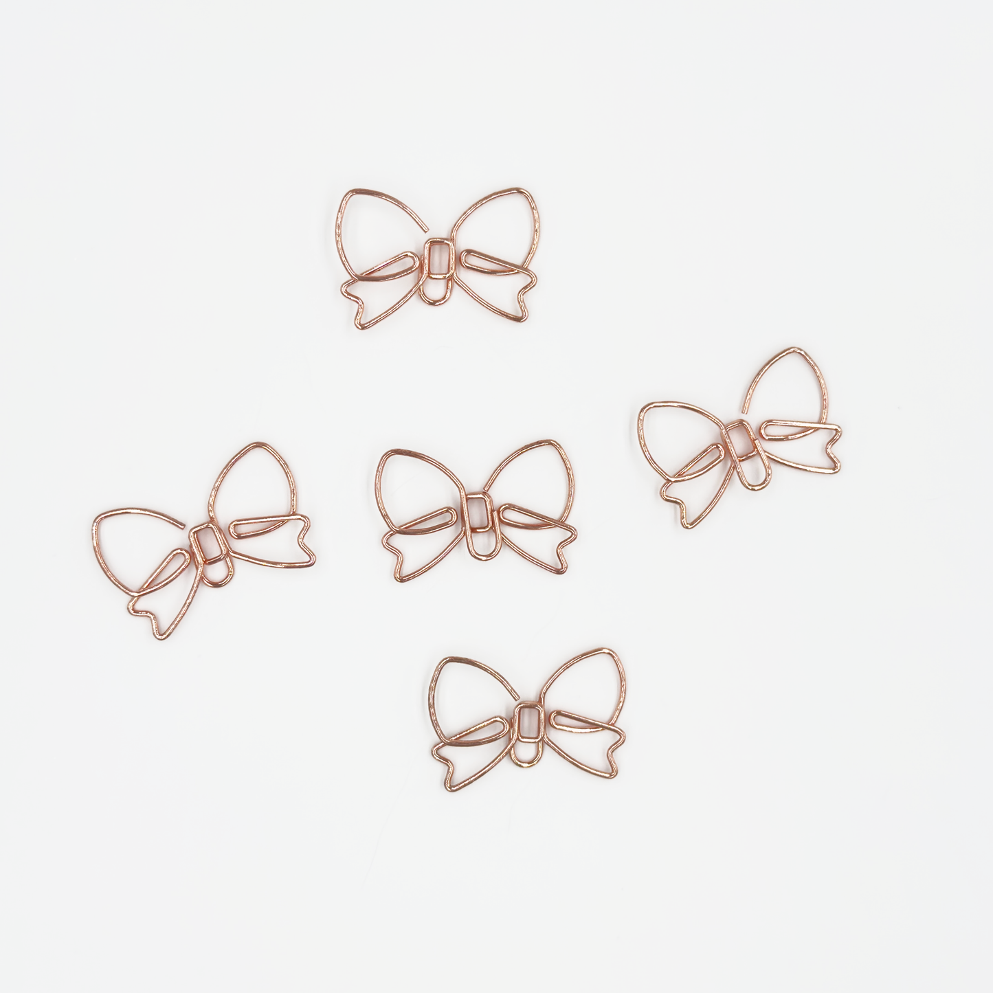 Cute Bow Paper Clips 5 Pieces