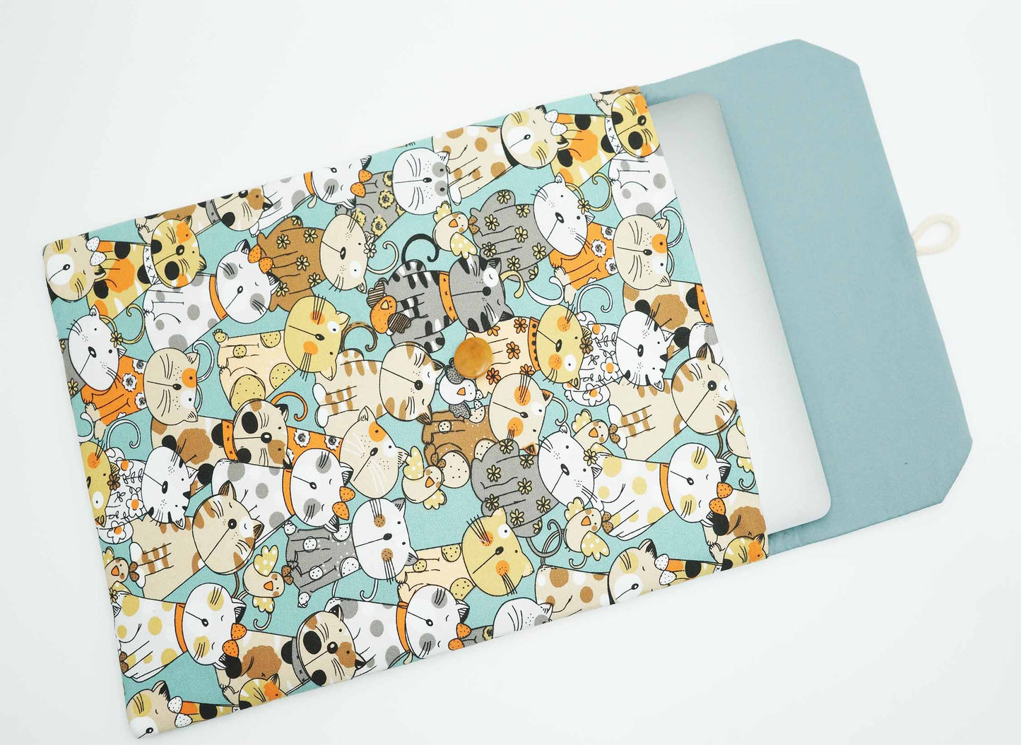 Cartoon Cats Laptop MacBook Sleeve (4 sizes)