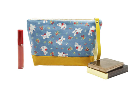 Happy Rabbit Zipper Bag, Make-Up Bag