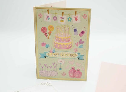 Birthday Cake Pop Up Card