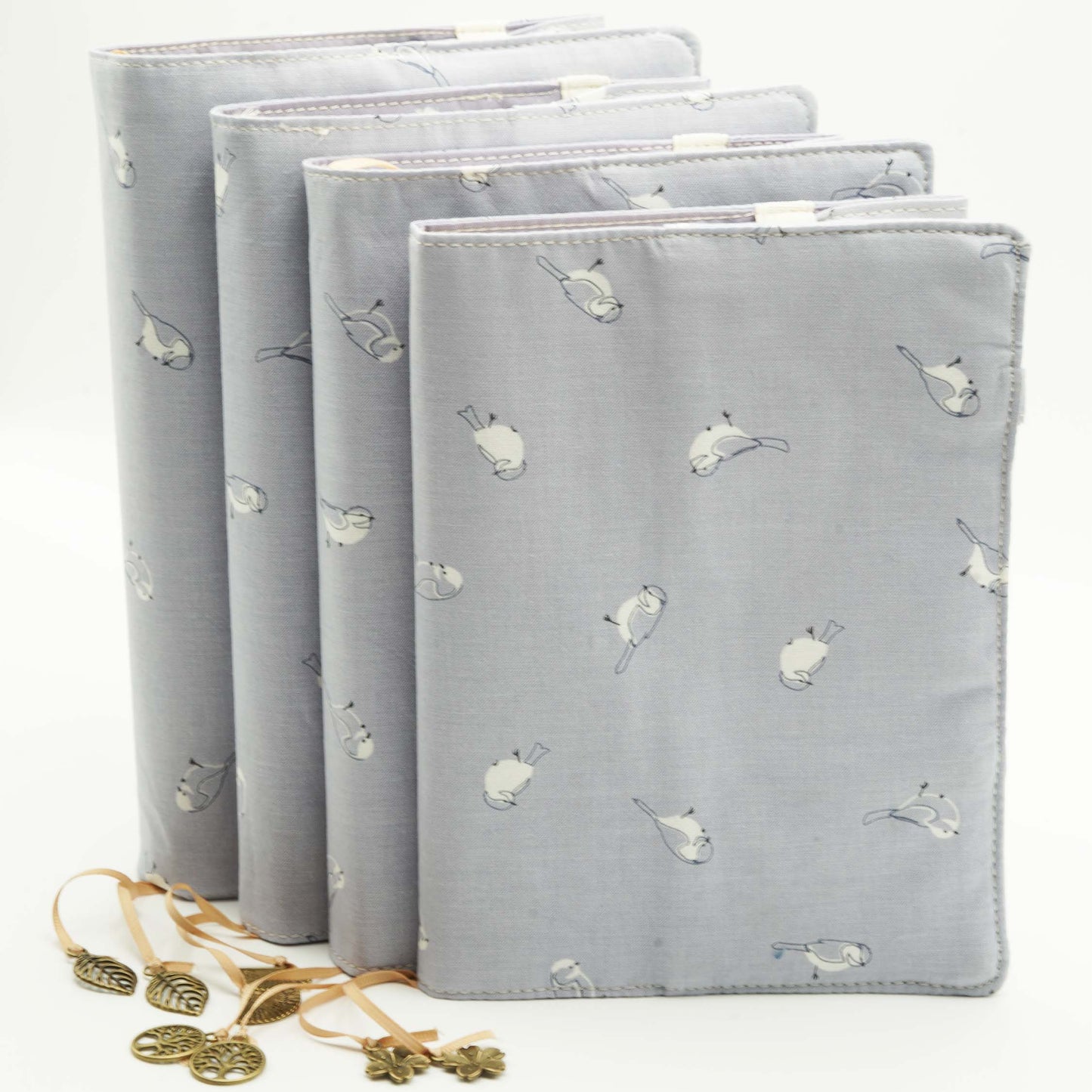 Hello Bird Fabric Book Cover
