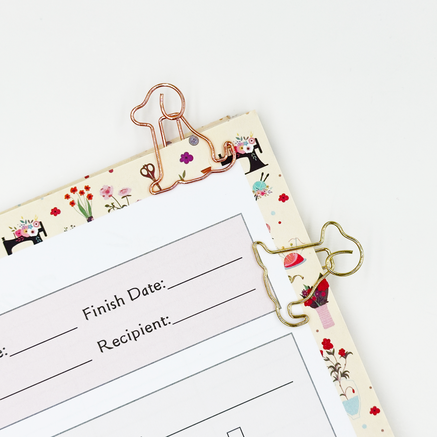 Puppy Paper Clips 5 Pieces