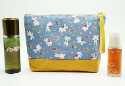 Happy Rabbit Zipper Bag, Make-Up Bag