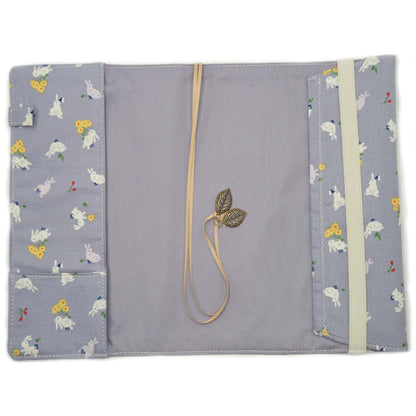 Enjoy Rabbit Fabric Book Cover