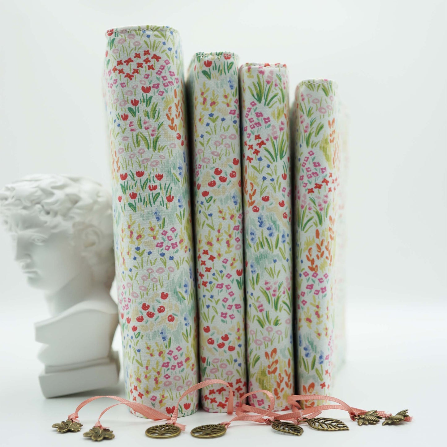 Blurry Garden Fabric Book Cover