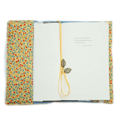 Cherry Bijou Fabric Book Cover