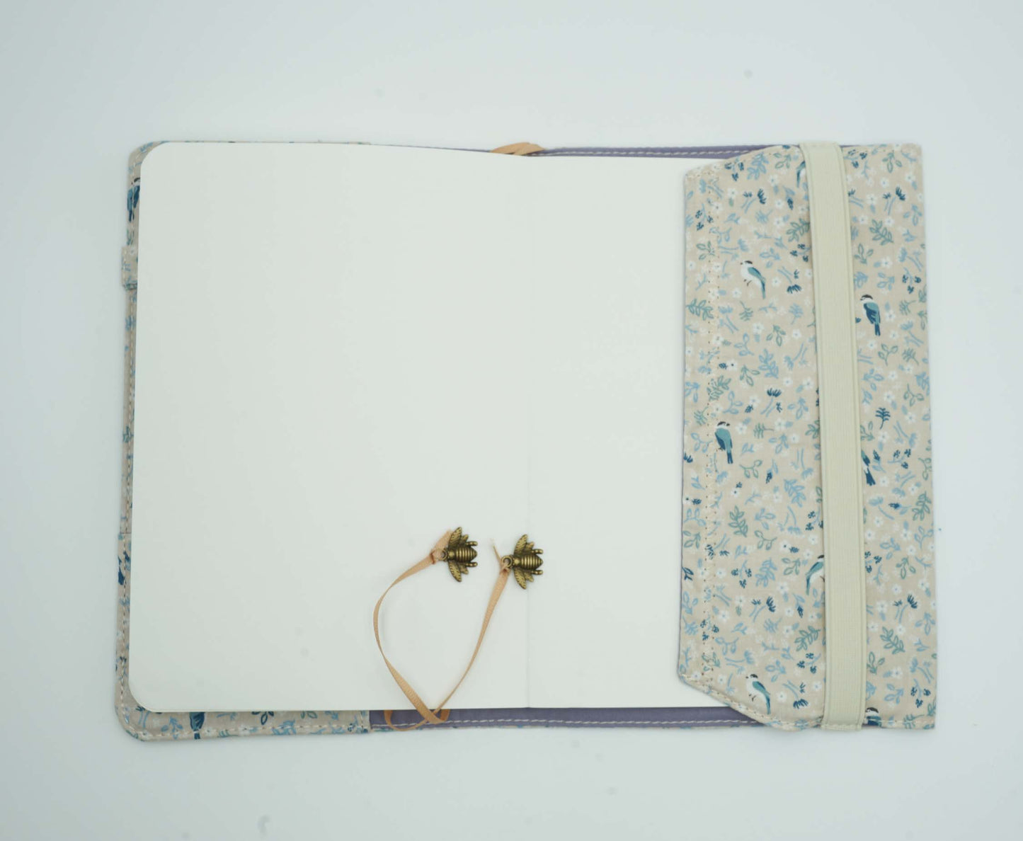 Wander About Forest Titmouse Fabric Book Cover
