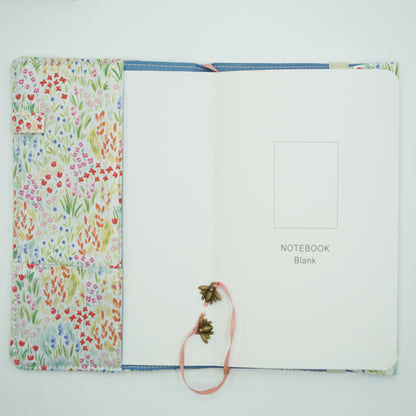 Blurry Garden Fabric Book Cover