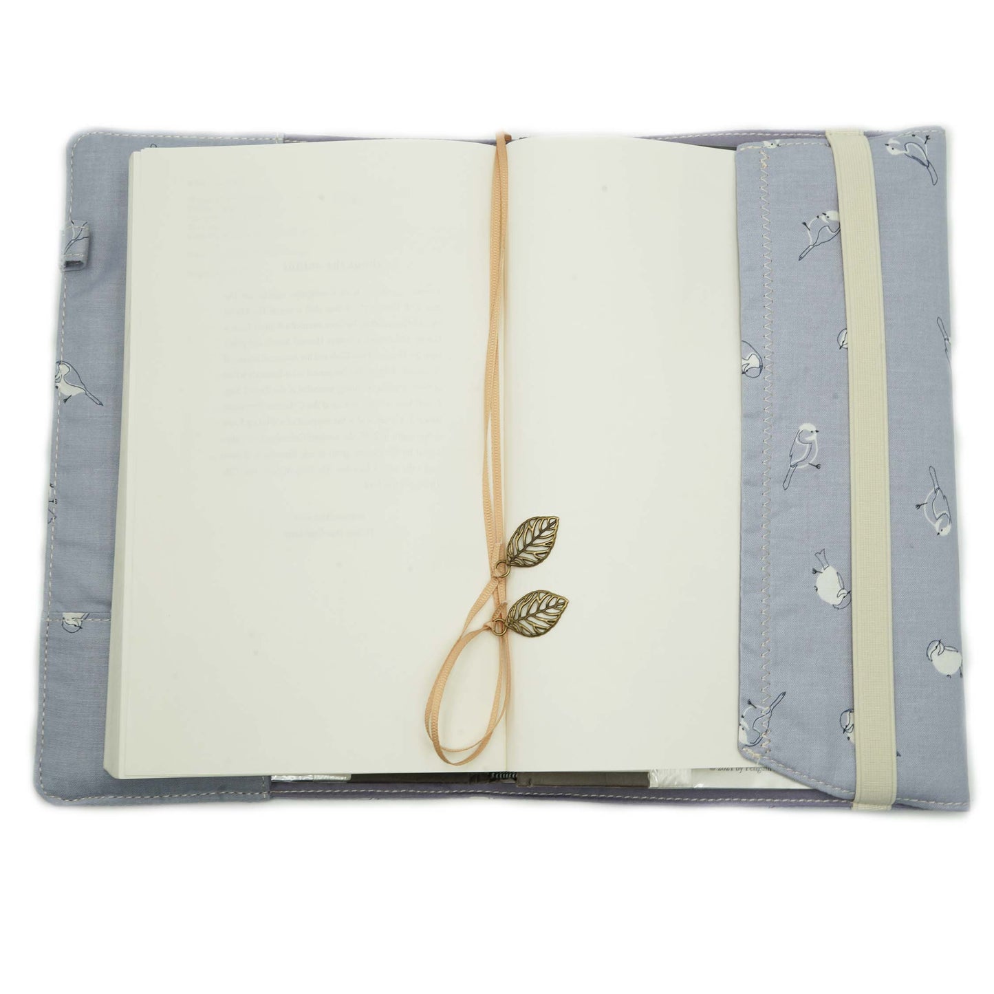 Hello Bird Fabric Book Cover