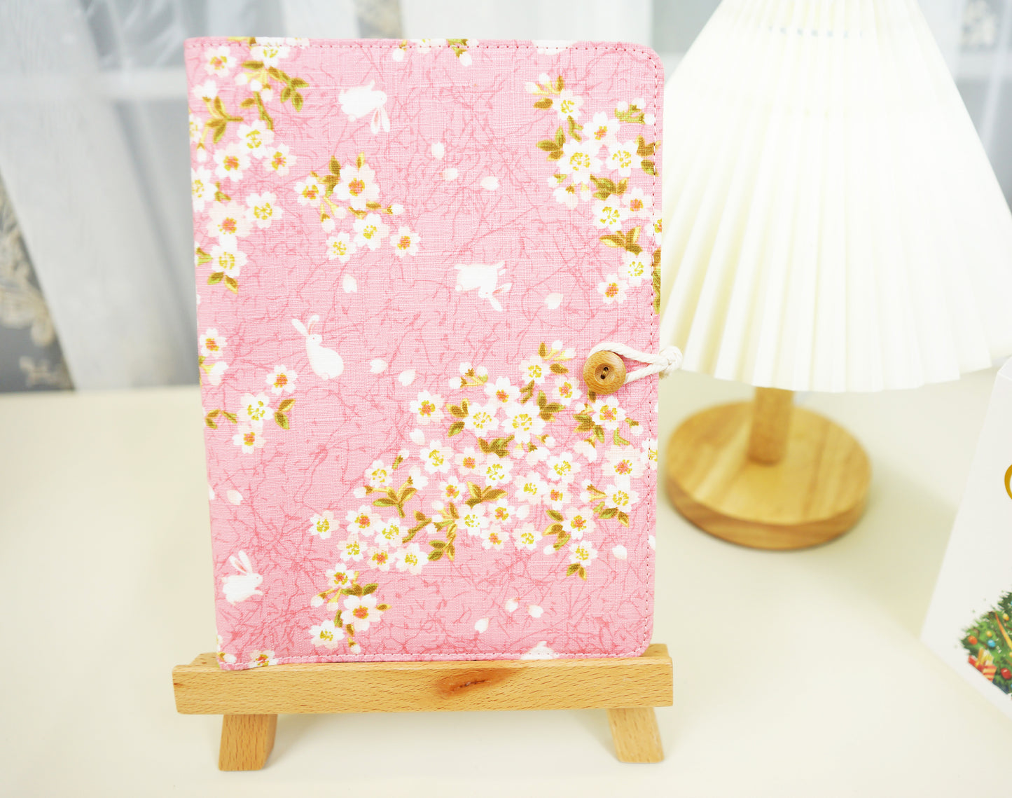 Bunny Under Cherry Blossoms, Pink Notebook, Bullet Journal