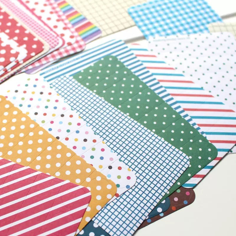 Masking Sticker Set, Basic Pattern, 27 Sheets