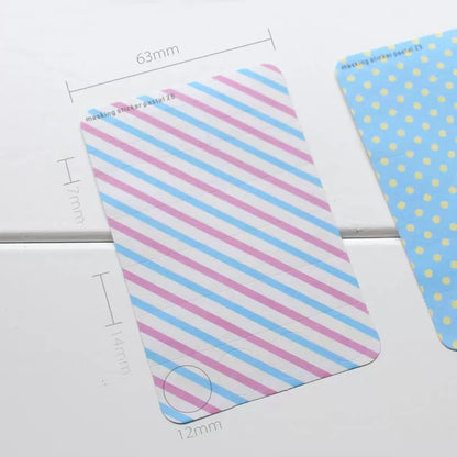 Masking Sticker Set, Basic Pattern, 27 Sheets