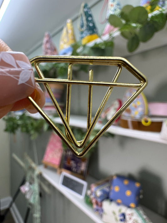 Diamond Paper Clips 5 Pieces