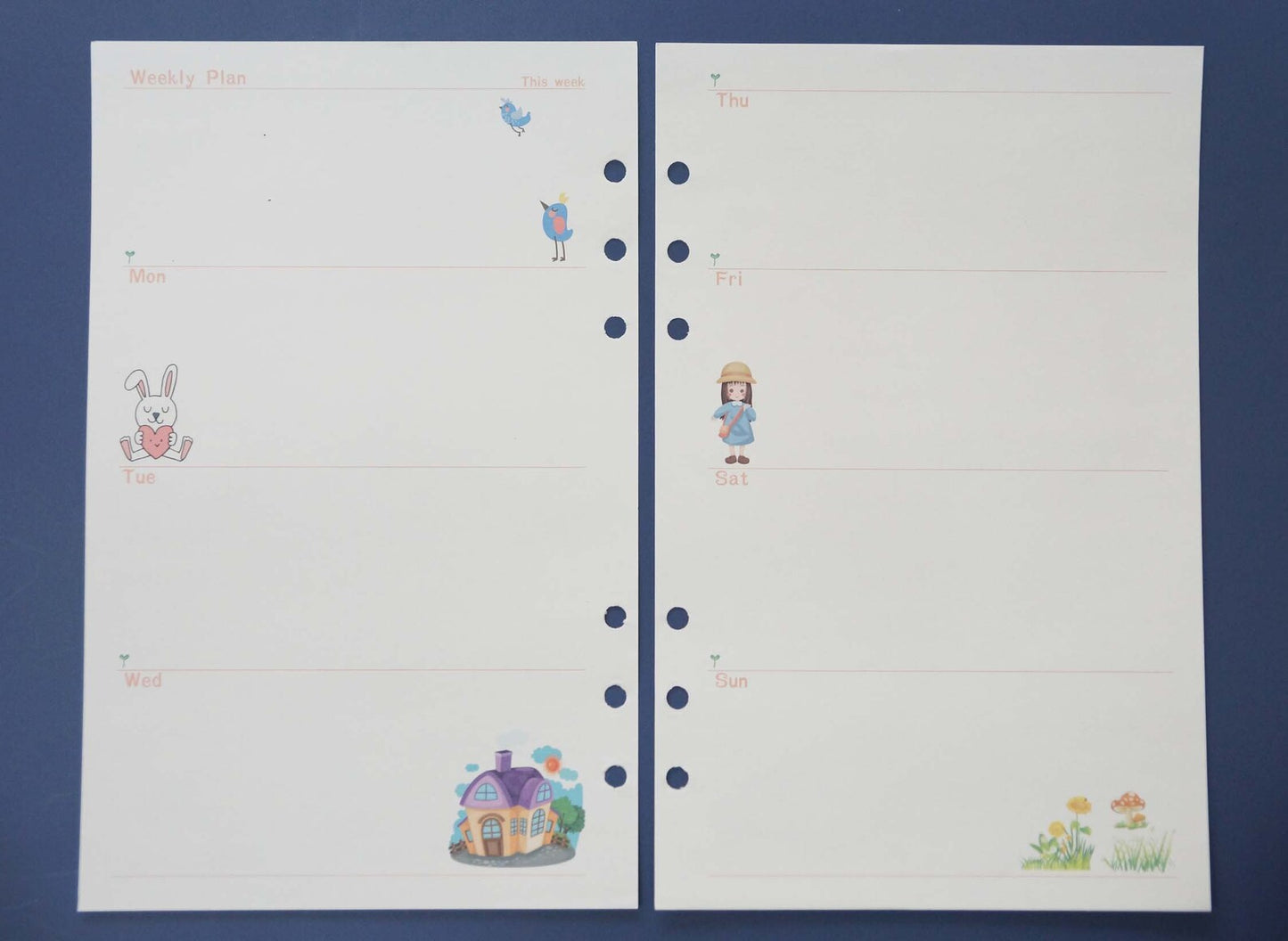 A5 Planner Insert