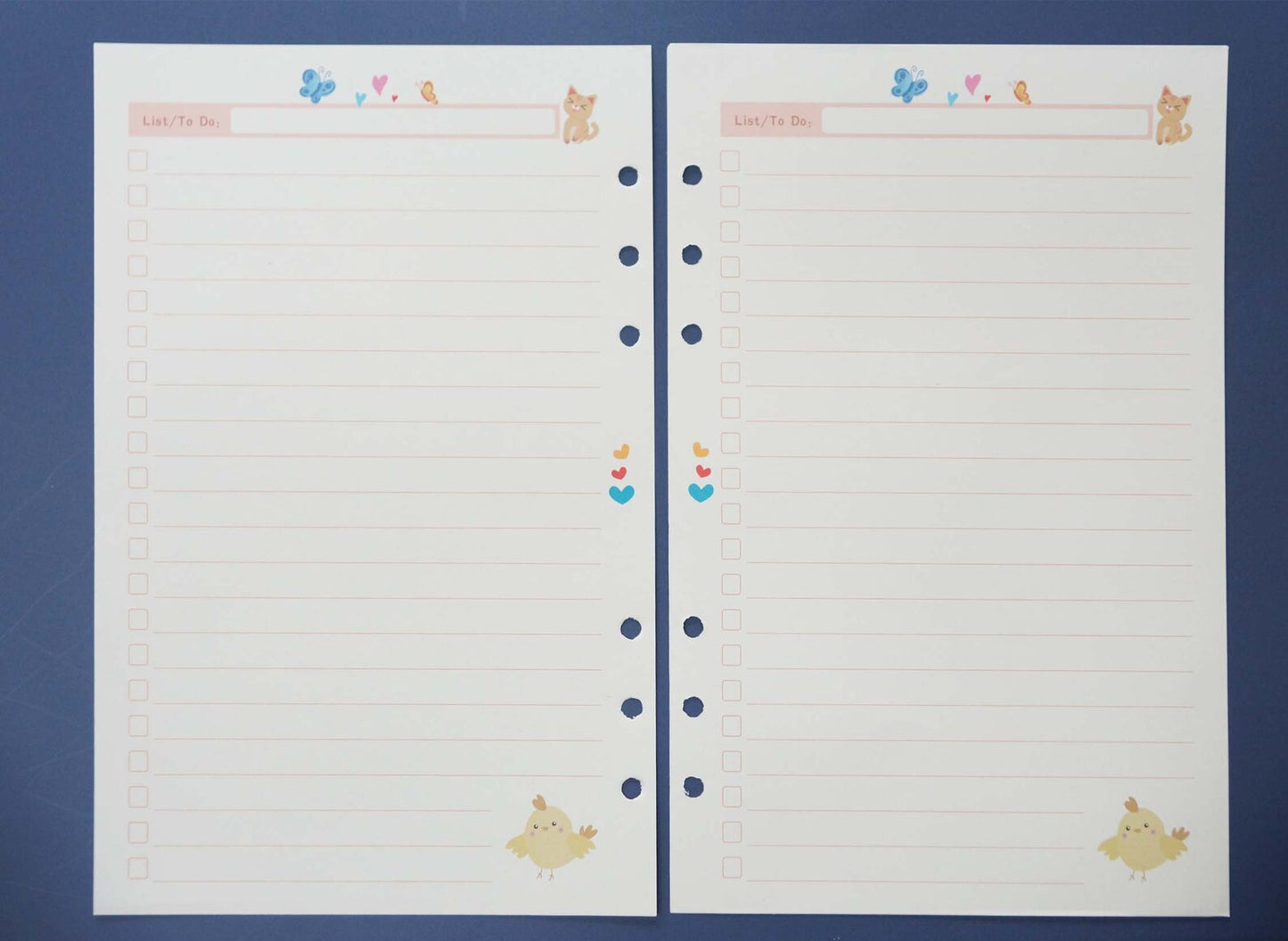 A5 Planner Insert
