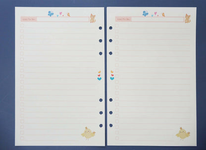 A5 Planner Insert