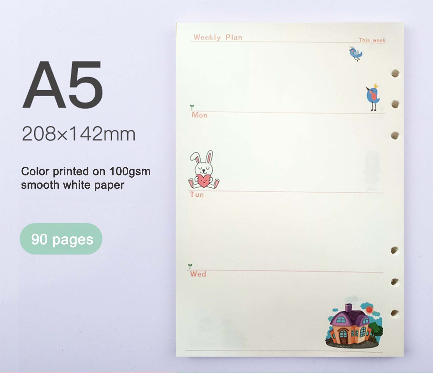 A5 Planner Insert