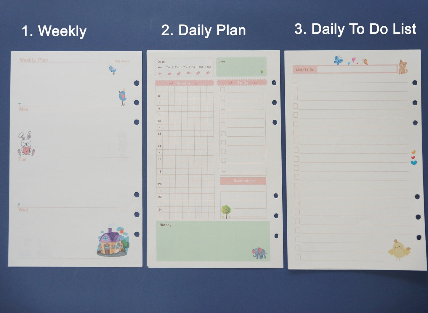 A5 Planner Insert