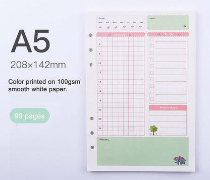 A5 Planner Insert