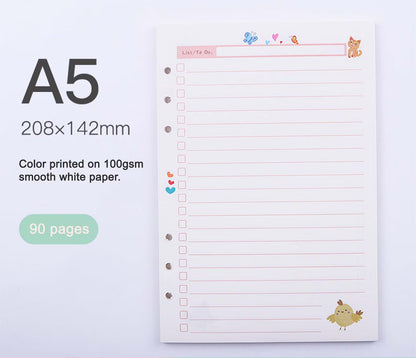 A5 Planner Insert