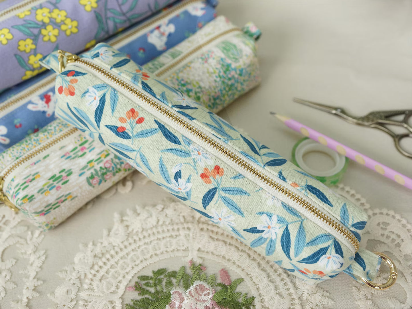 Purity Floral Pencil Case