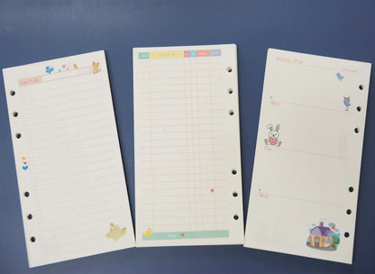 A6 Planner Insert