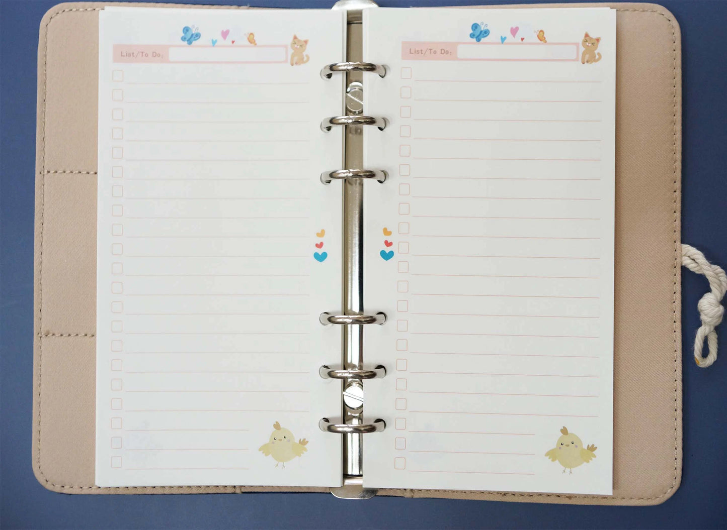 A6 Planner Insert