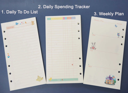 A6 Planner Insert
