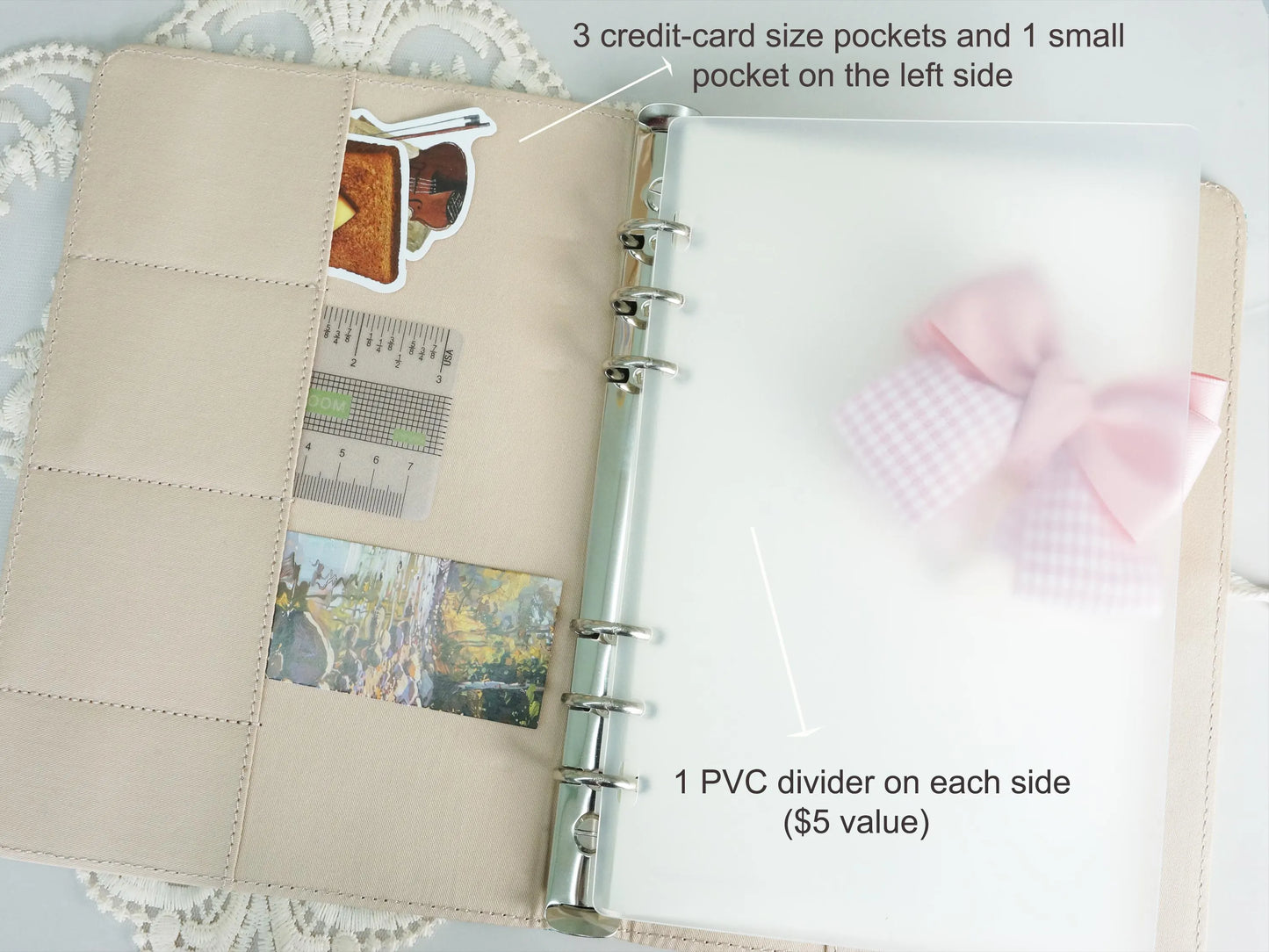 Wander About Forest Titmouse Notebook, Bullet Journal