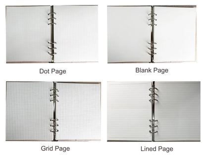 Wander About Forest Titmouse Notebook, Bullet Journal
