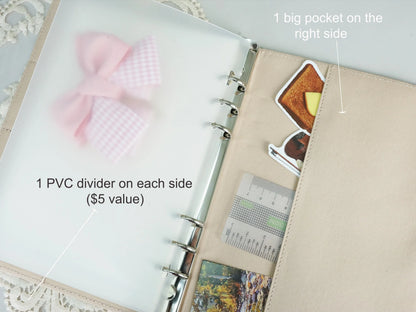 Wander About Forest Titmouse Notebook, Bullet Journal